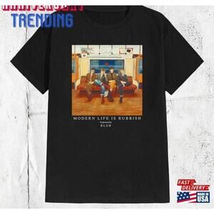 80S 90S Blur Band Tshirt